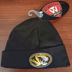 Infant Missouri Tigers Mizzou Beanie Hat Black Top of the World Baby NCAA NWT